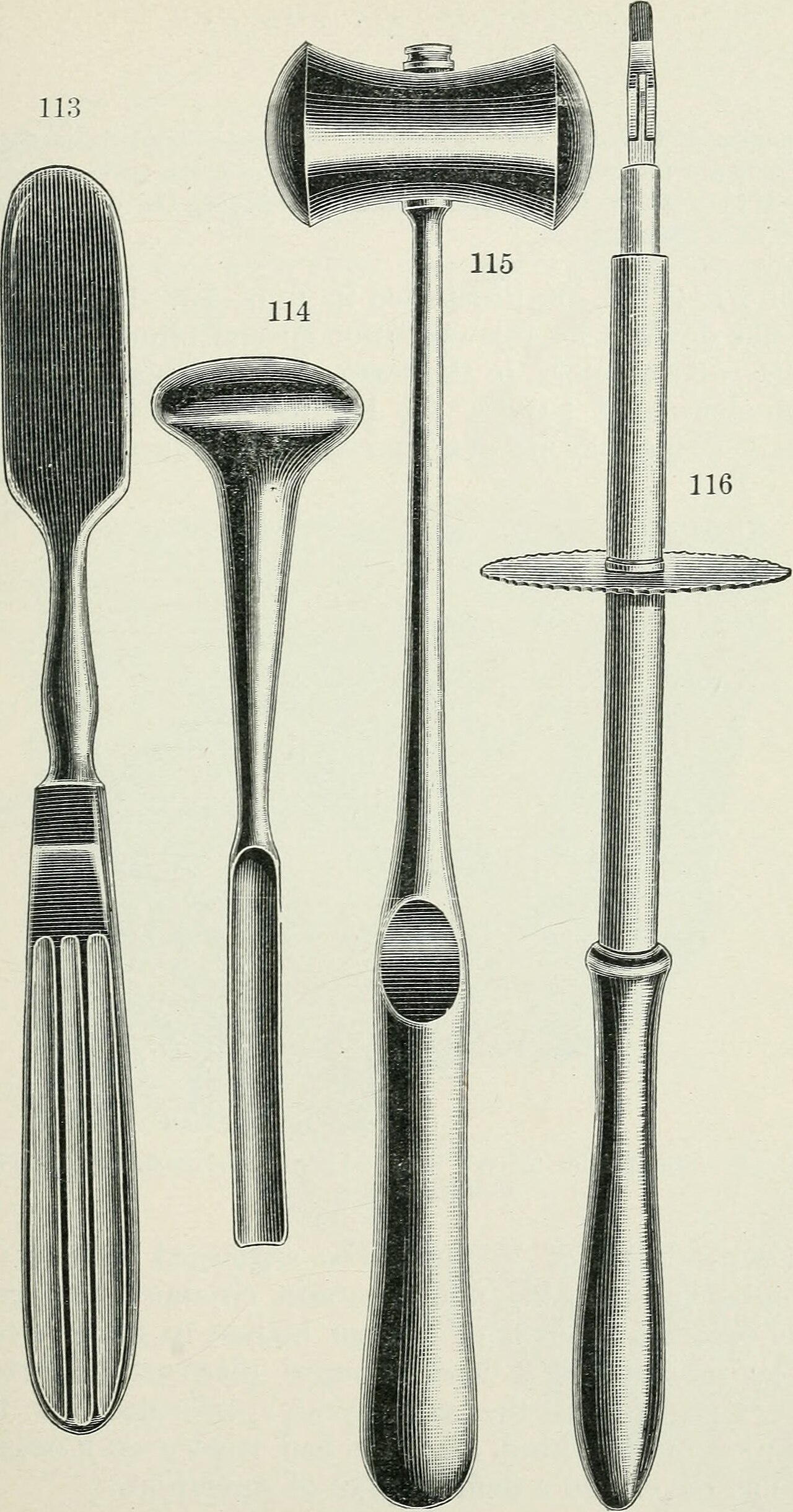 Ilustración de un atlas de cirugía oftalmológica, referencia histórica de la productividad quirúrgica