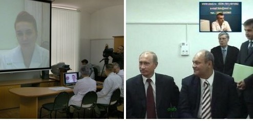 Consulta de telemedicina en Penza, Rusia